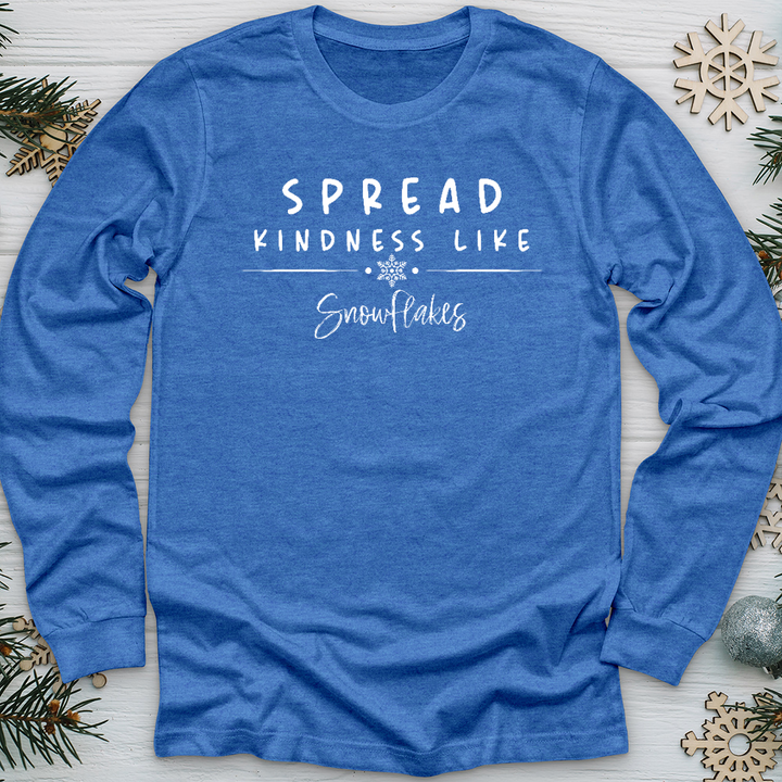 Snowflake Kindness Long Sleeve Tee