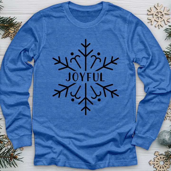 Joyful Snowflake Long Sleeve Tee