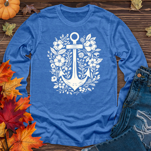 Anchor flower Long Sleeve Tee