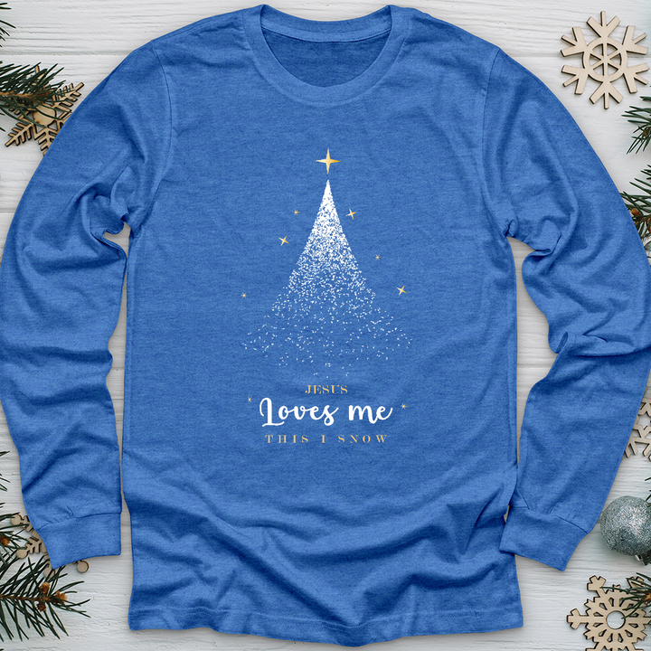 Jesus Loves Me Christmas Long Sleeve Tee