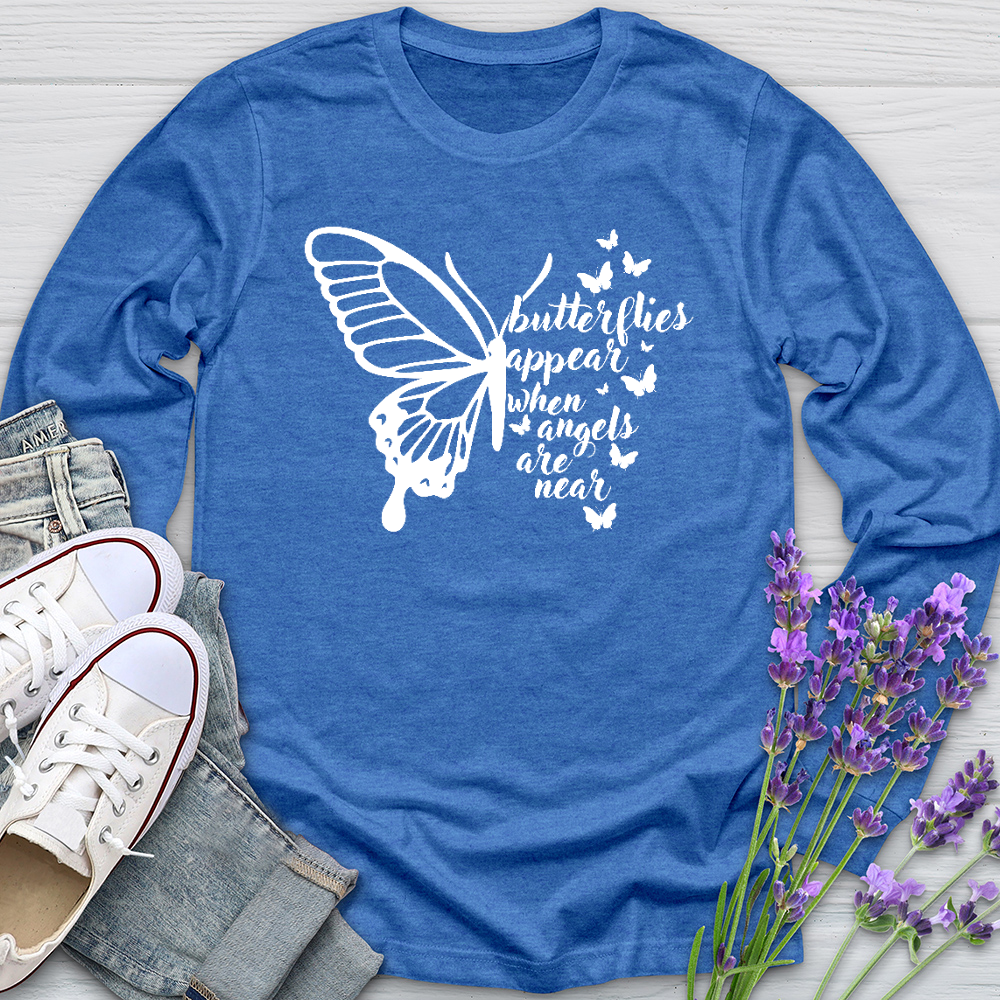 Butterflies Appear Long Sleeve Tee