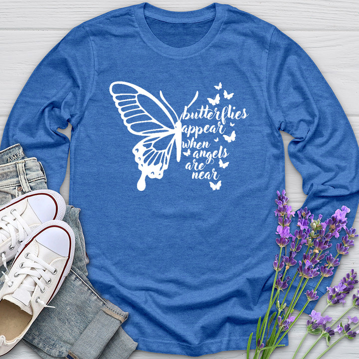 Butterflies Appear Long Sleeve Tee