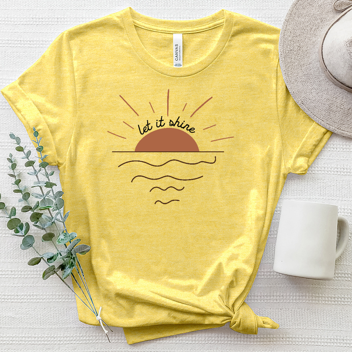 Let it Shine Heathered Tee