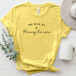 We Rise Tee Heathered Tee