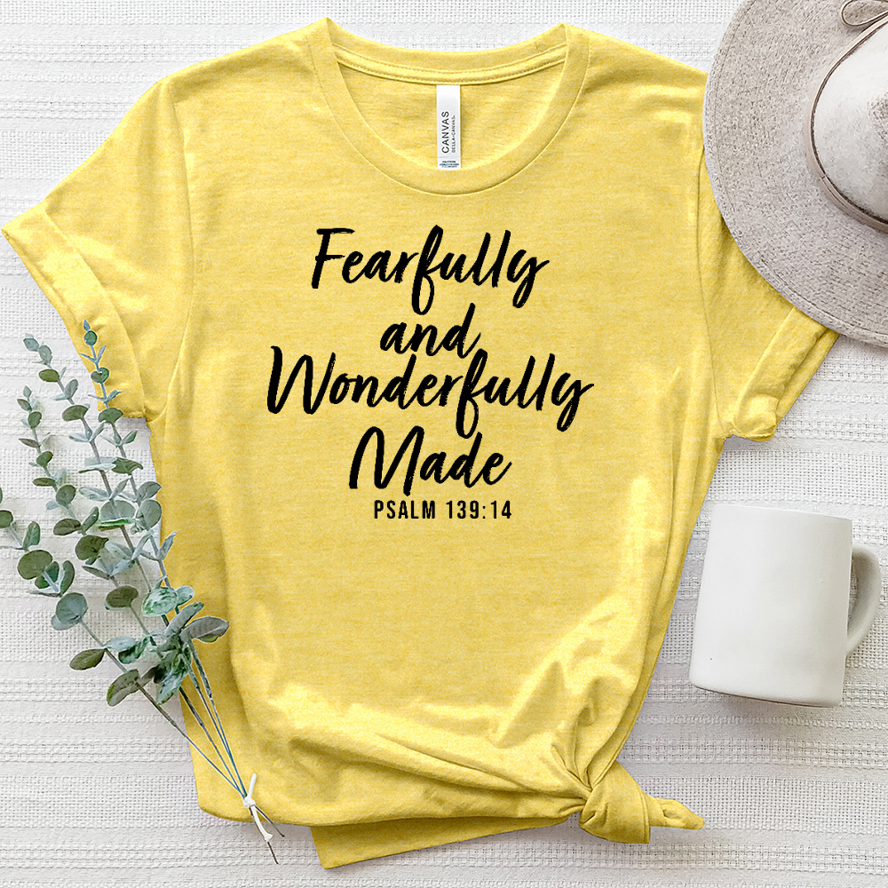 Fearfully and Wonderfully Made Heathered Tee