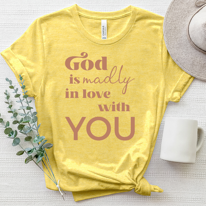 God Is Inlove With You Heathered Tee