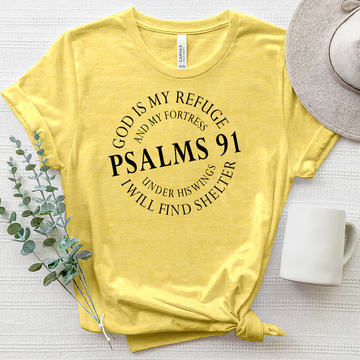 Psalm 91 Heathered Tee