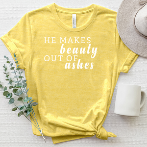 He Makes Beauty Heathered Tee