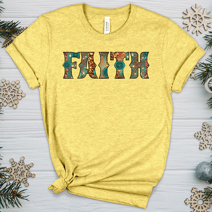 Faith Leopard P2 Heathered Tee