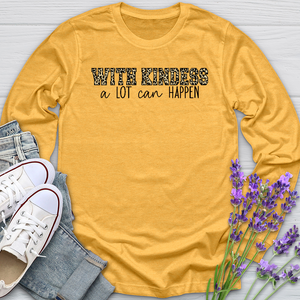 With Kindness Leopard Long Sleeve Tee