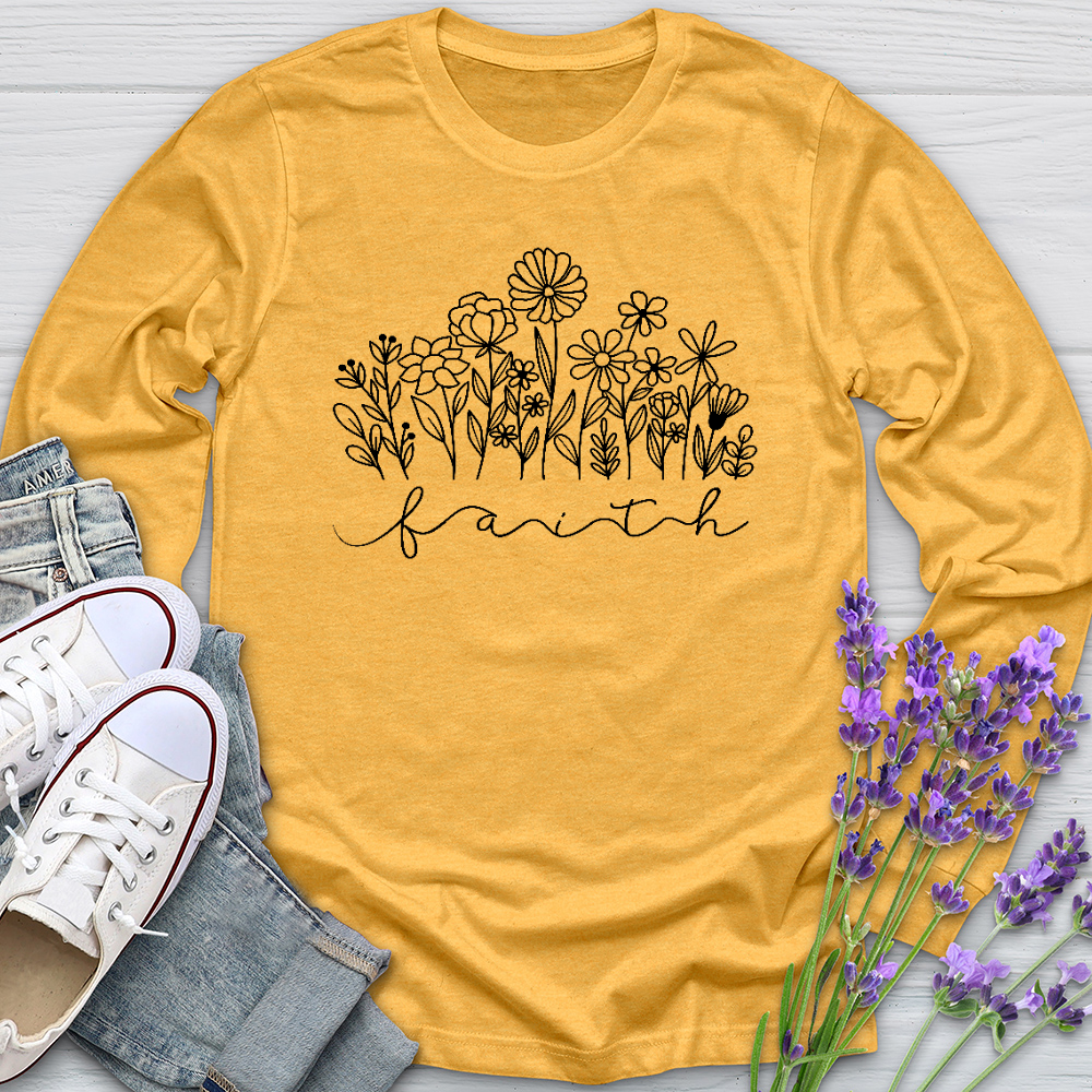 Faith Garden Long Sleeve Tee