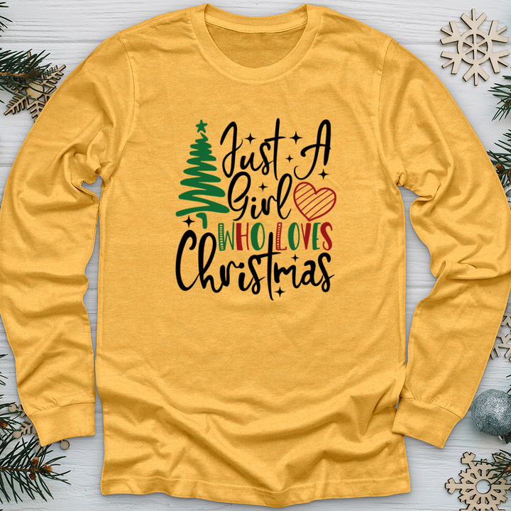 Just A Christmas Girl Long Sleeve Tee