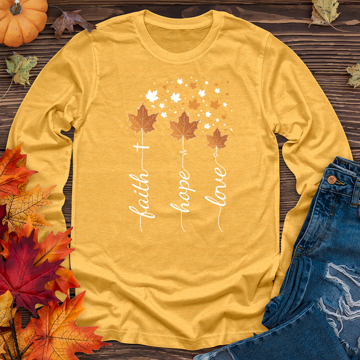 TGB Floating Leaves Long Sleeve Tee