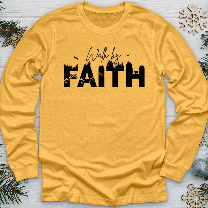 Walk by Faith Wilderness 01 Long Sleeve Tee