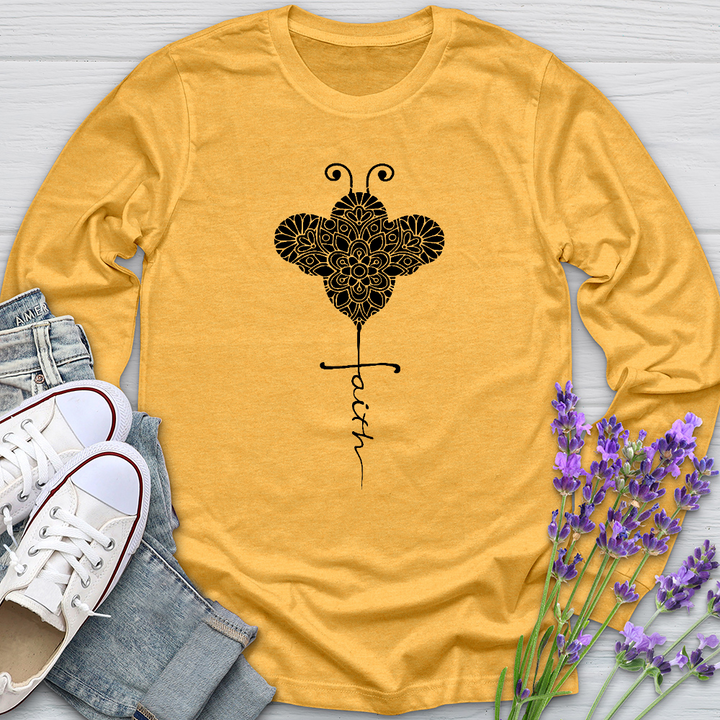 Faith Bee Mosaic Long Sleeve Tee