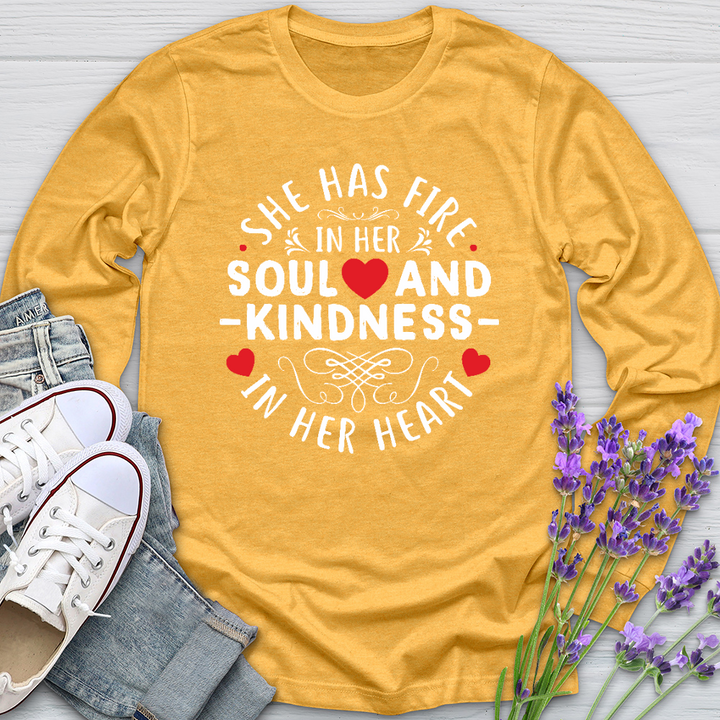 Fire In Her Soul Long Sleeve Tee