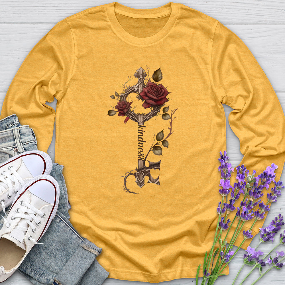 Kindness is Key Heart Long Sleeve Tee