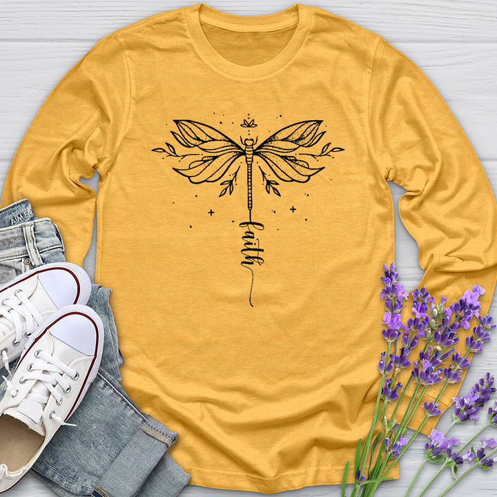 Simple Faith Dragonfly Long Sleeve Tee