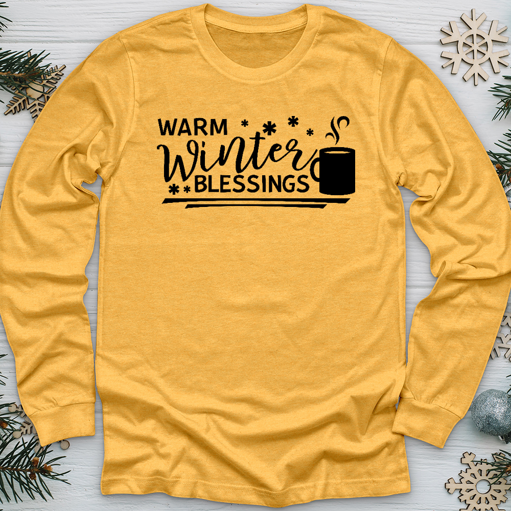 Warm Winter Blessings Long Sleeve Tee