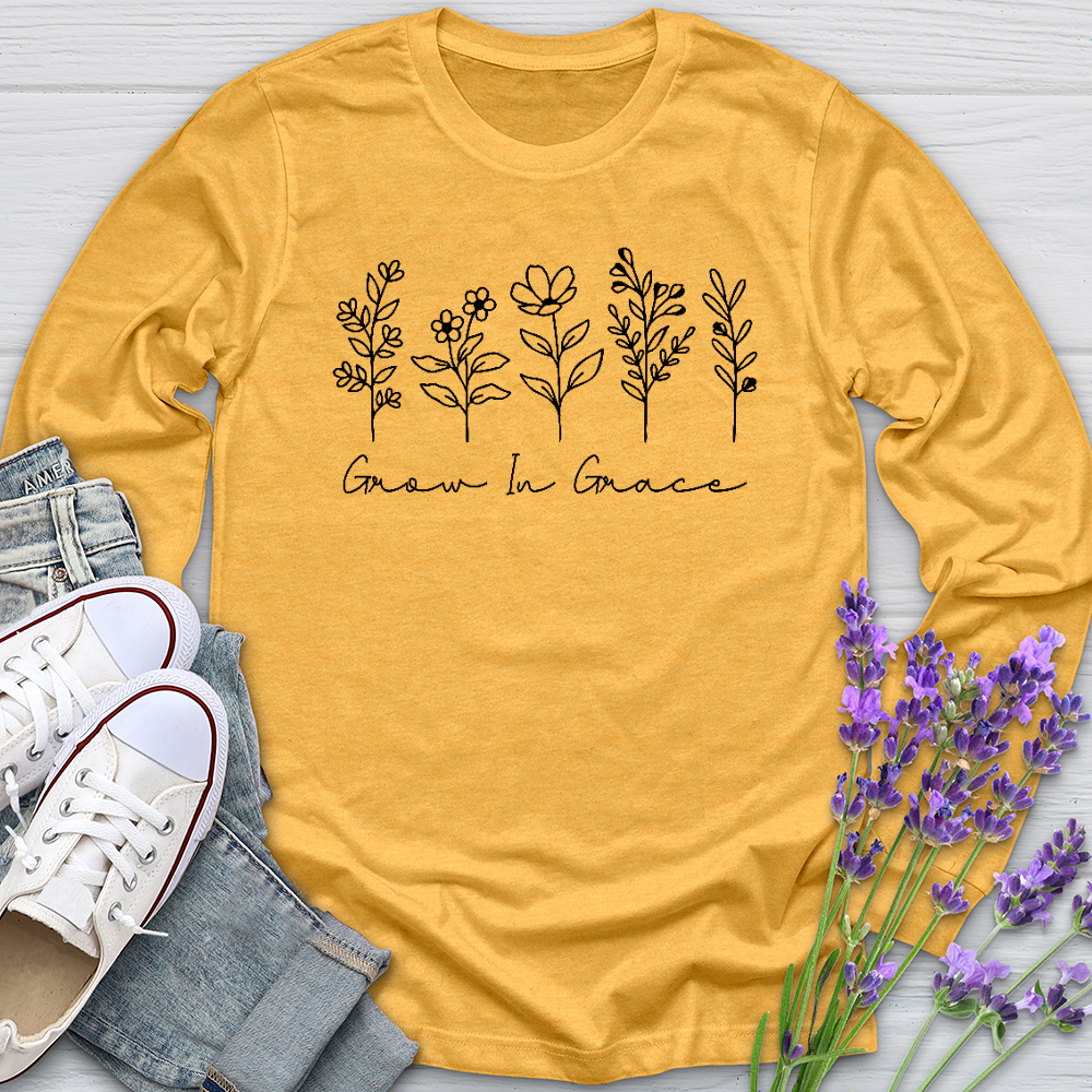 Grow In Grace Long Sleeve Tee
