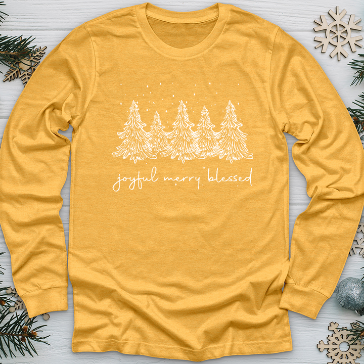 Winter Forest Snow Long Sleeve Tee
