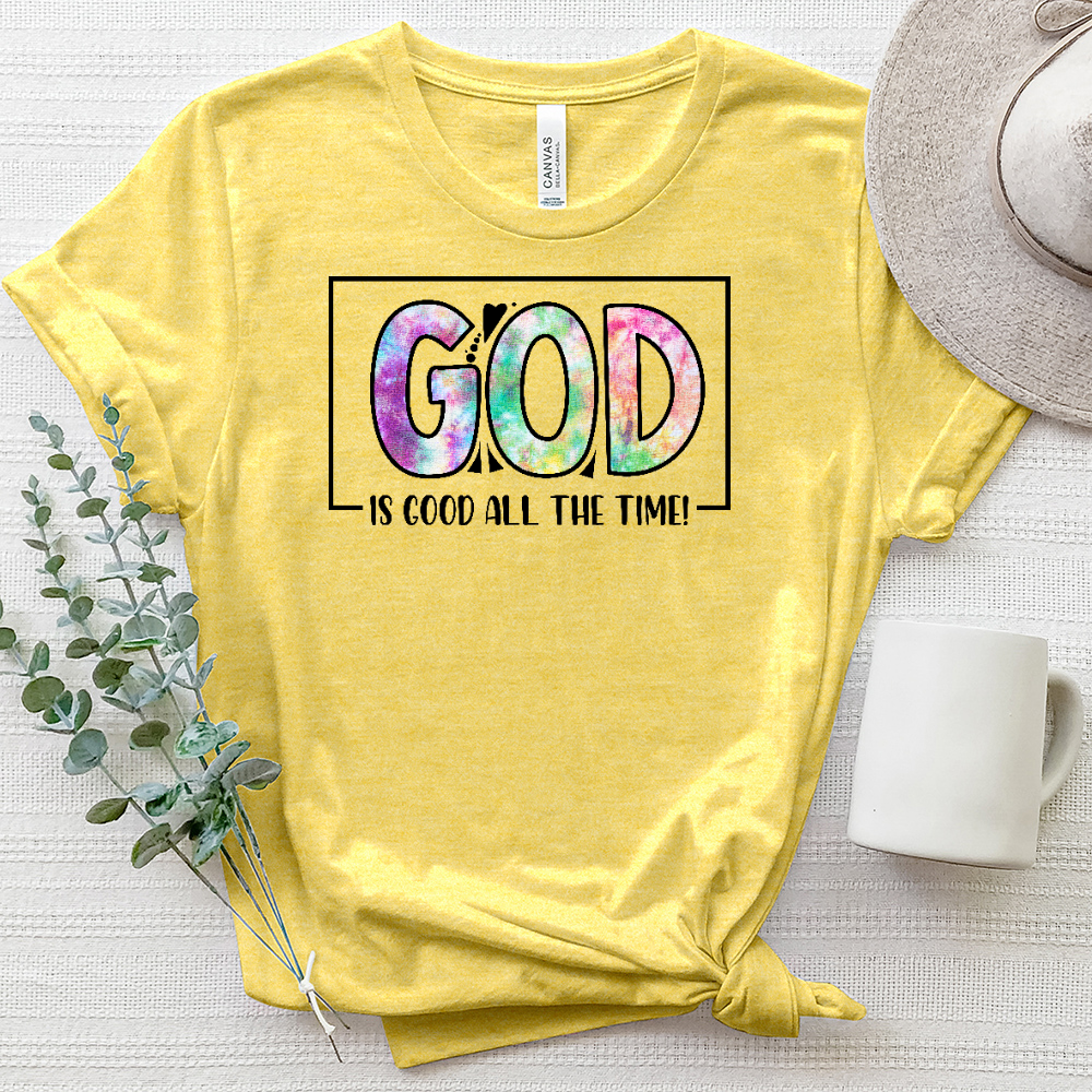 God Is Good All the Time Heathered Tee