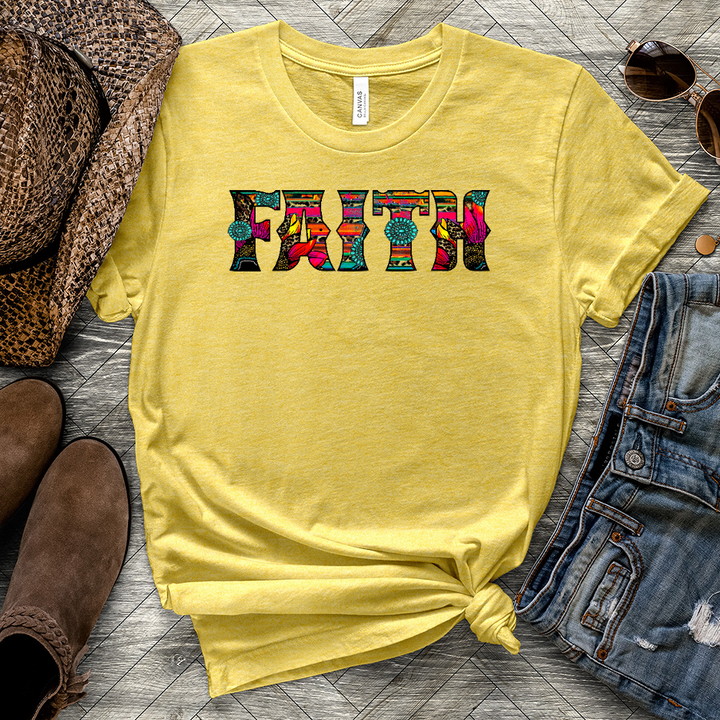 Faith Serape Heathered Tee