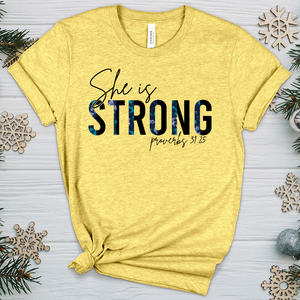 She is Strong 09 Heathered Tee