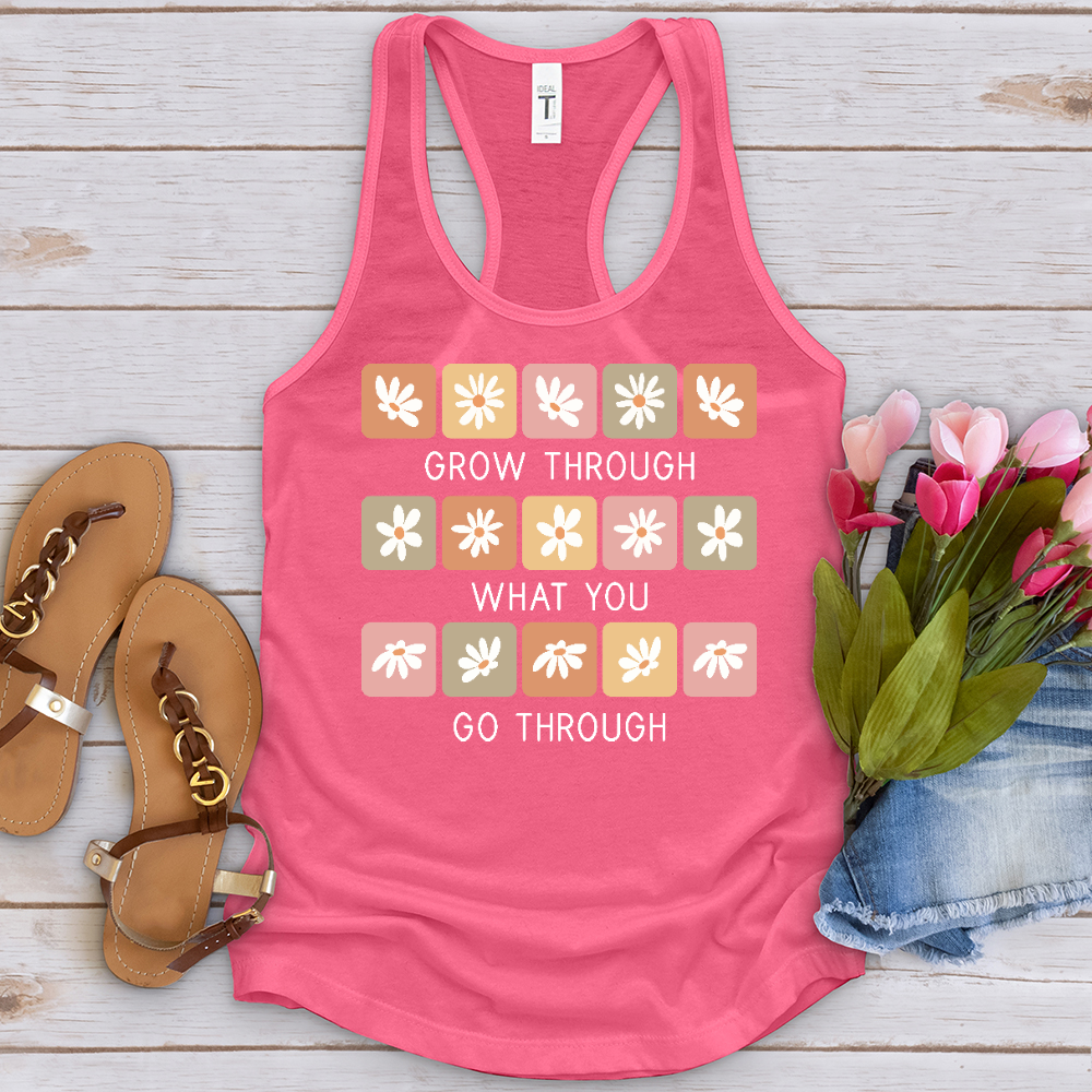 Grow Through Retro Daisies Tank Top