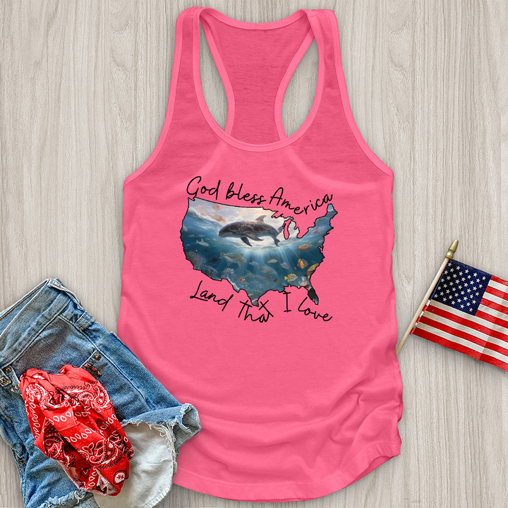 Ocean With Animals in It 2 Tank Top