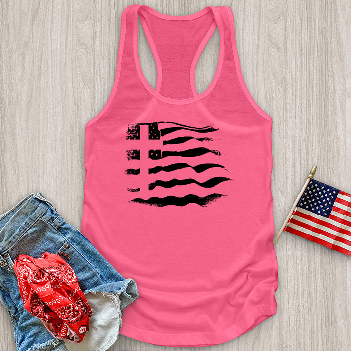 Flag & Cross Tank Top