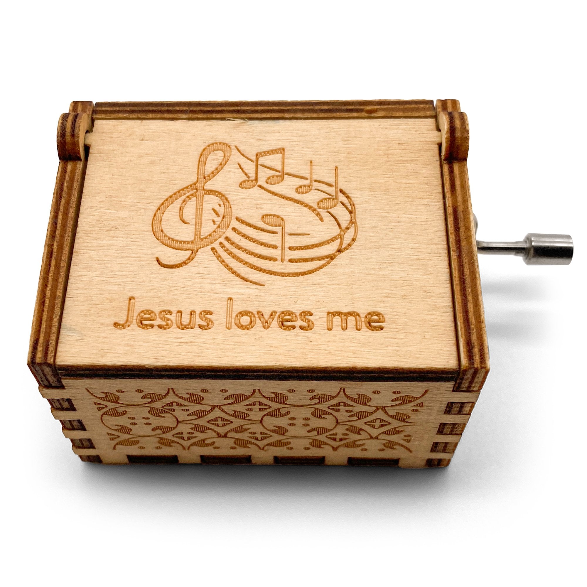 Jesus Loves Me Custom Music Box
