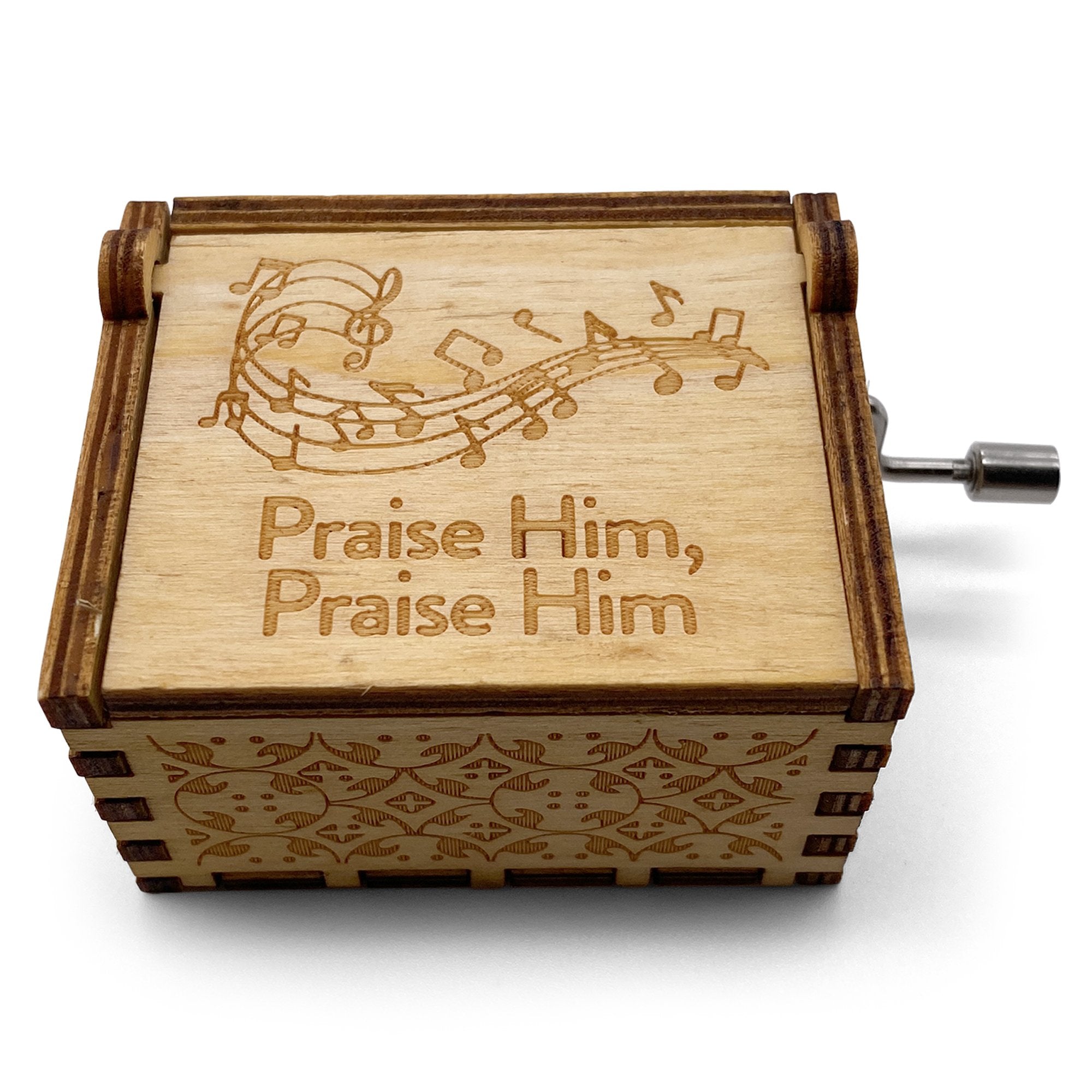 Praise Him Praise Him Custom Music Box