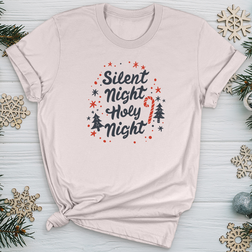 Silent Night Holy Night 01 Softstyle Tee