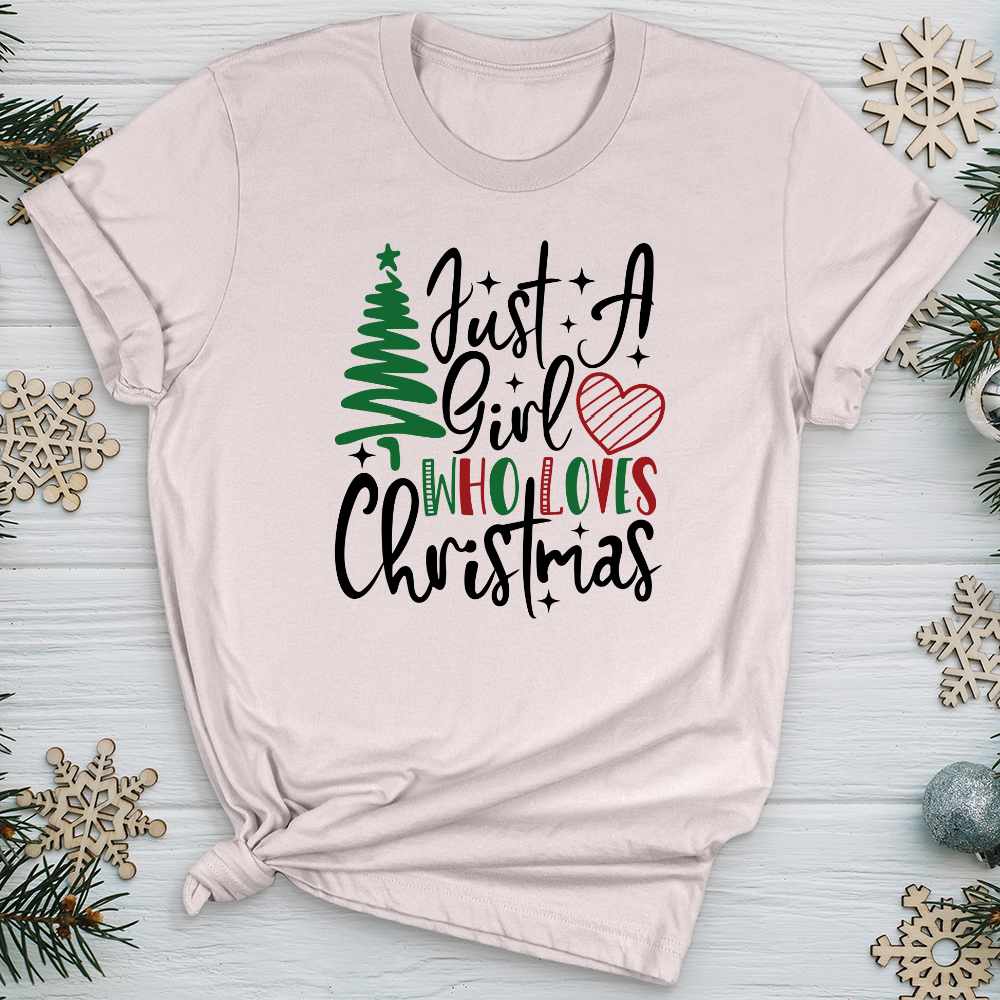 Just A Christmas Girl Softstyle Tee