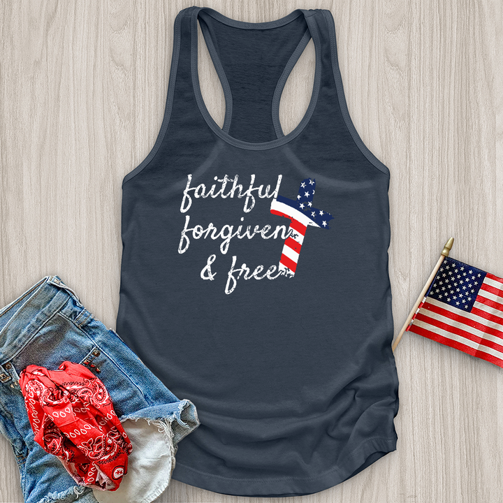 Faithful Stripes Flag Tank Top