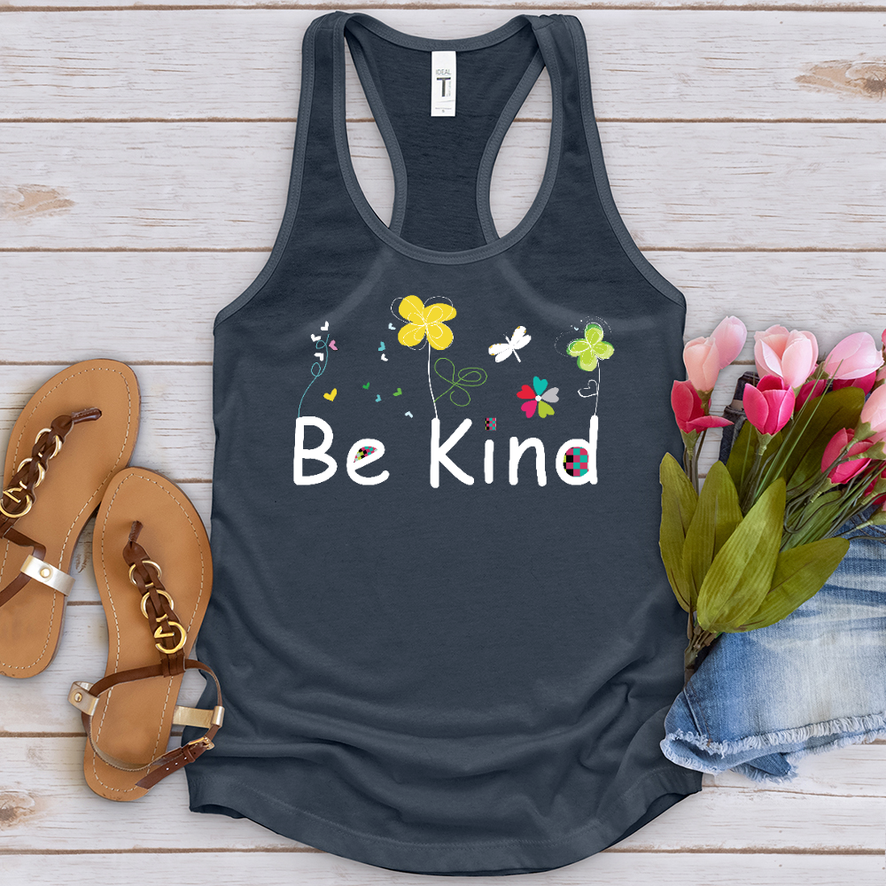 Be Kind Spring Garden Tank Top