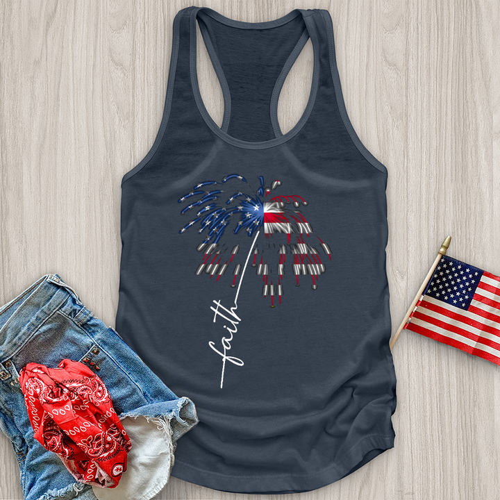 Firework Faith Flower Tank Top