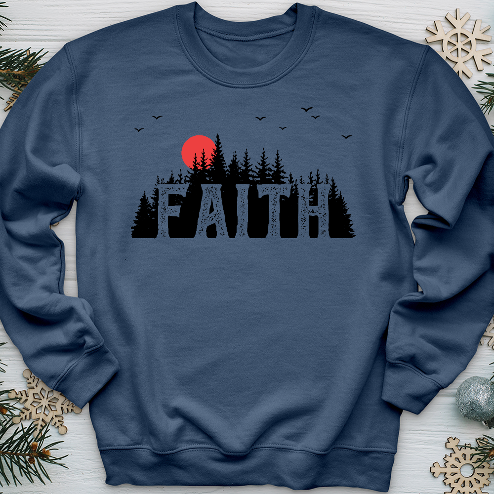 Faith Evergreens Crewneck