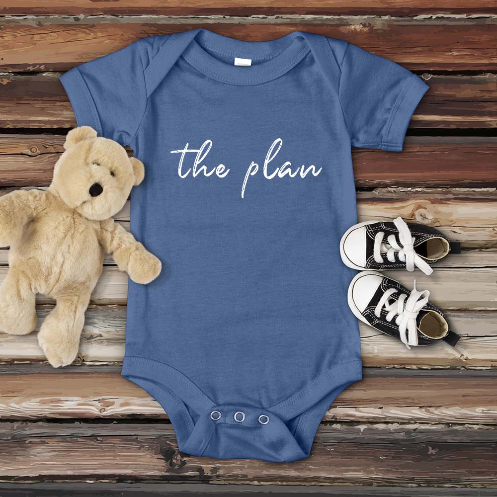 The Plan Baby Onesie