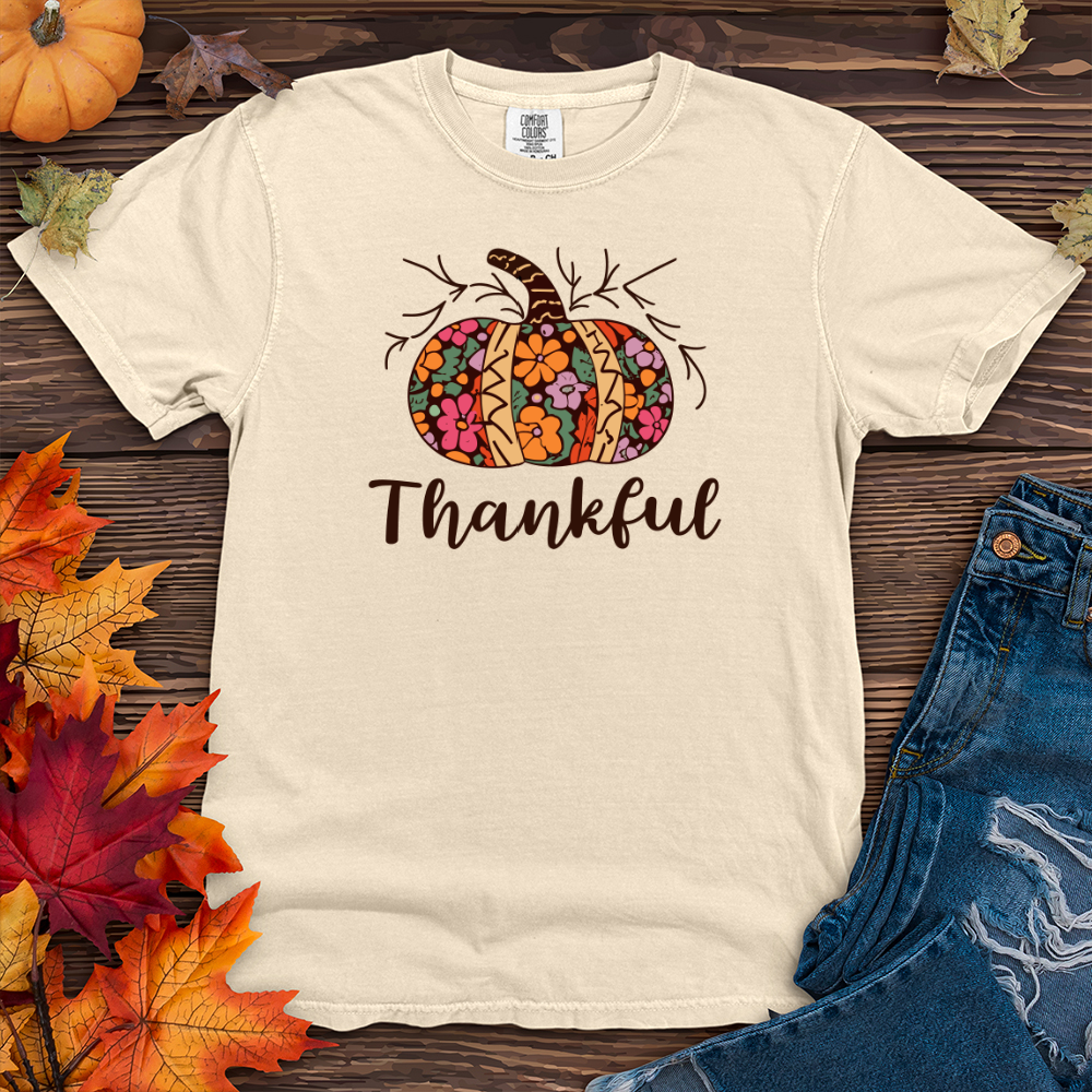 Thankful 02 Heavy Cotton Comfort Colors Tee