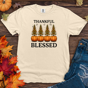 Autumn Pine Trees Heavy Cotton Comfort Colors Tee