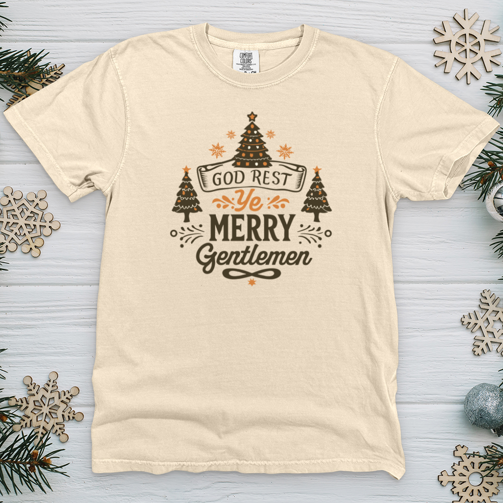 God Rest Ye Merry Gentlemen Heavy Cotton Comfort Colors Tee