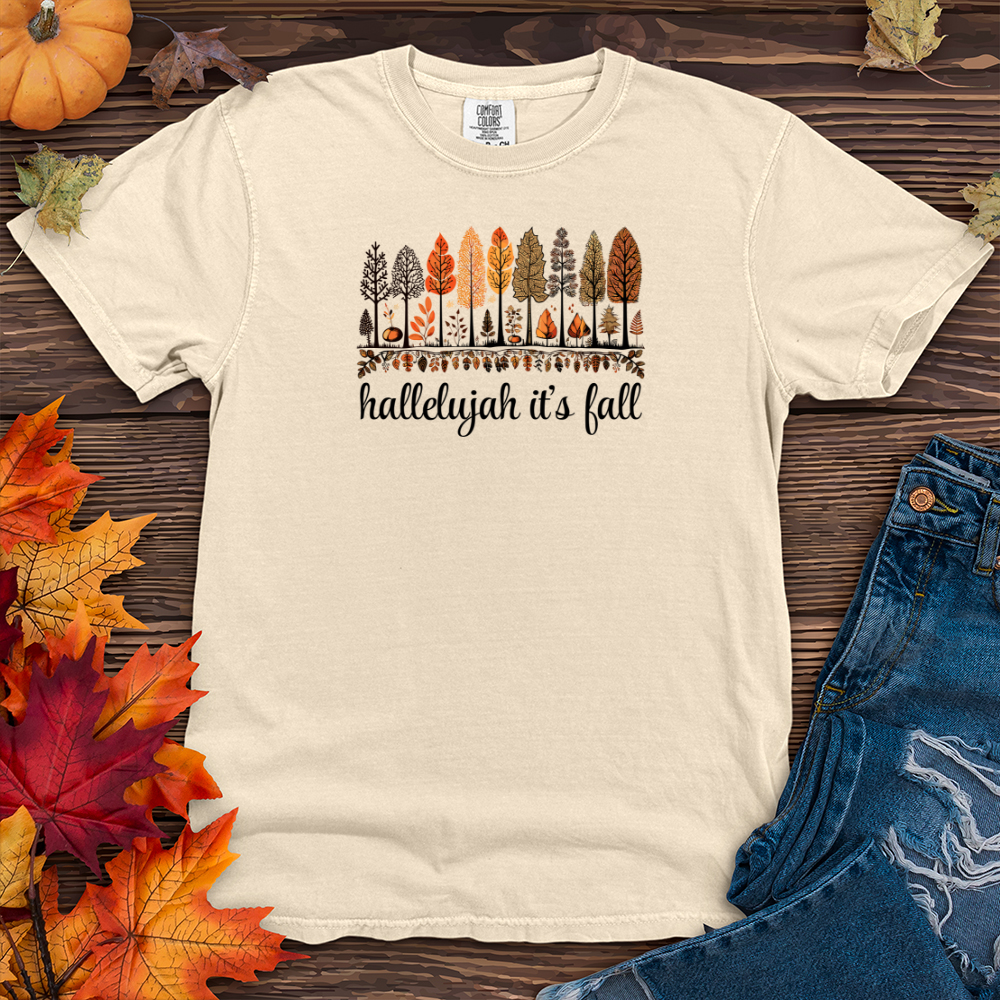 Enchanted Woodland Fall Icons Heavy Cotton Comfort Colors Tee