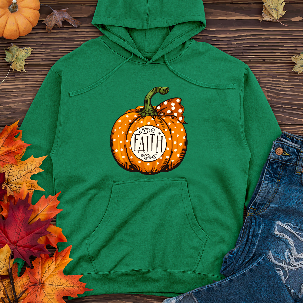 Faith Autumn Pumpkin Midweight Hoodie