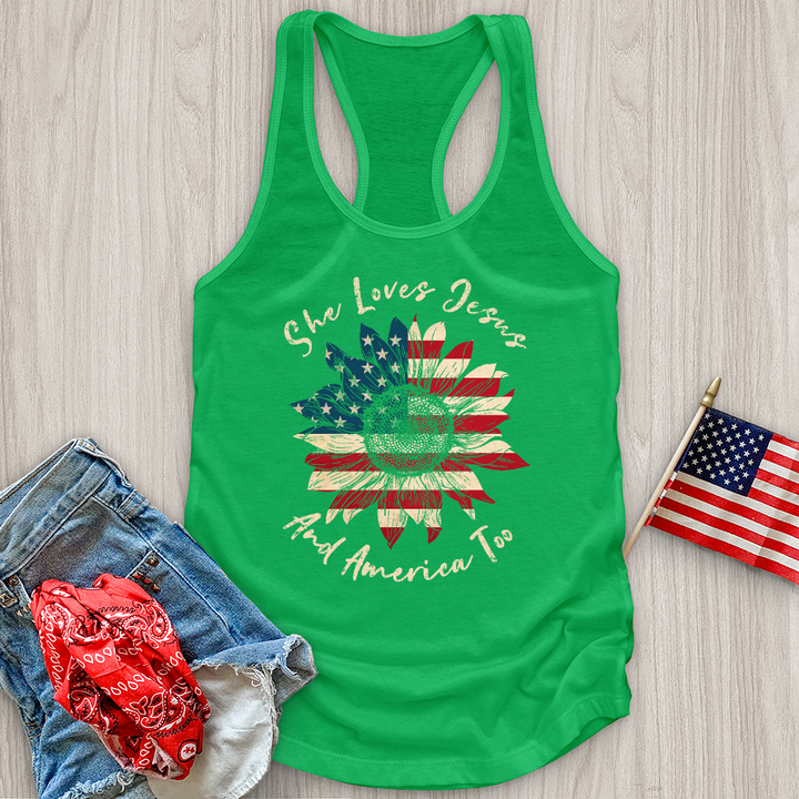 She Loves Jesus Tank Top