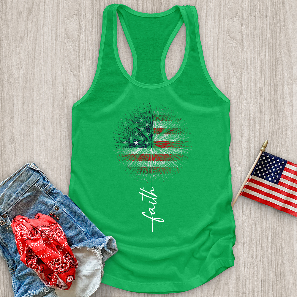 Firework Faith Flower Tank Top