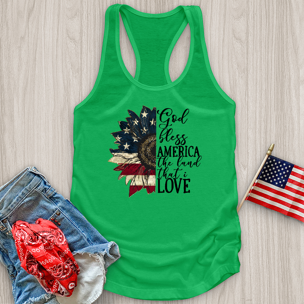 Land That I love Sunflower Tank Top