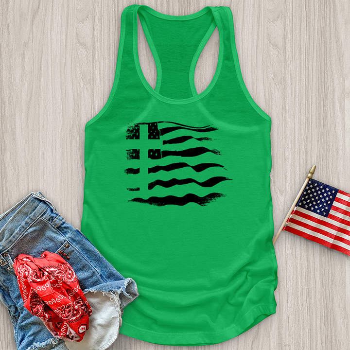 Flag & Cross Tank Top