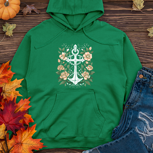 A simple anchor with flower Midweight Hoodie